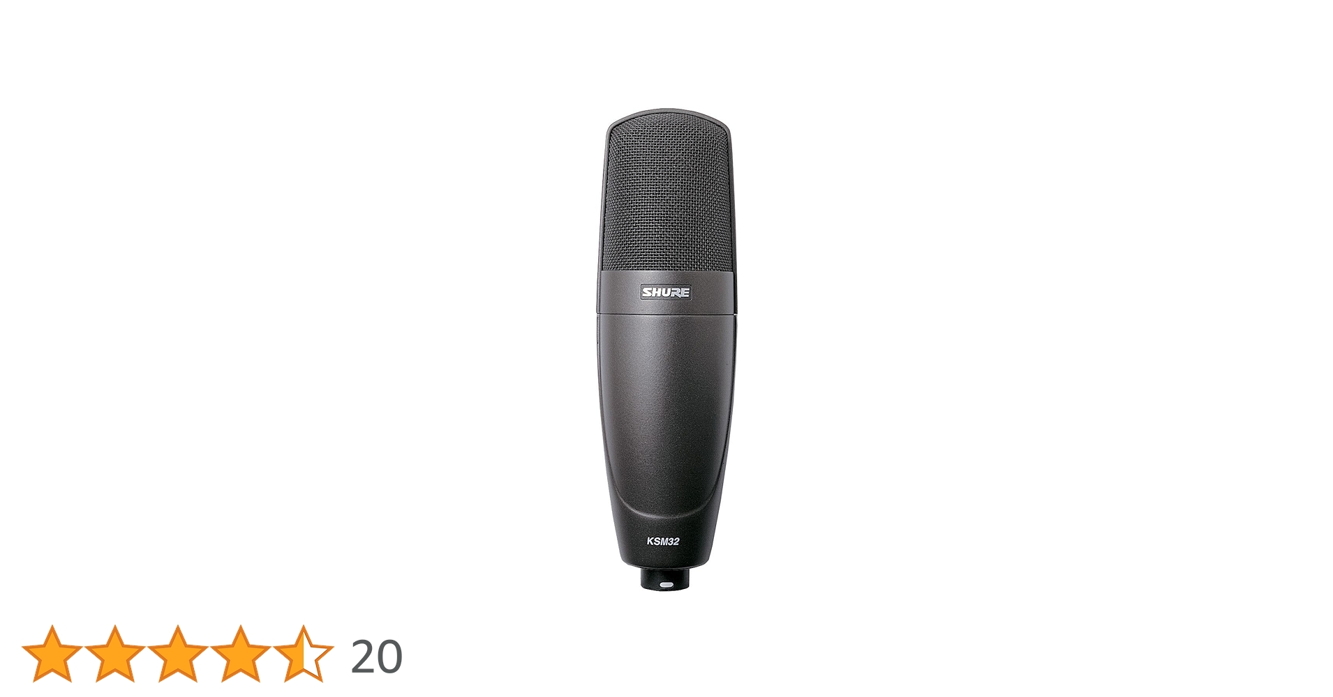 Amazon | SHURE コンデンサーマイク ボーカル用 楽器用 KSM32/CG